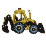 cusson thermocollant tracteur de chantier - frou frou - mondial tissus