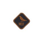 �cusson thermocollant west noir et marron - mondial tissus