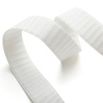 Elastique jupe et ceinture 25mm - blanc - mt - mondial tissus