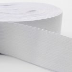 Elastique 40mm souple pour jupe blanc - mondial tissus