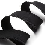 Elastique jupette 40mm - noir - mt - mondial tissus