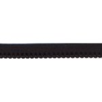 lastique lingerie mini feston 10mm noir - mondial tissus