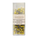 �pingles extra longues t�te plastique jaune bohin - bohin - mondial tissus