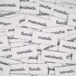 tiquettes tisses assortiment semainier x7 - ikatee - ikatee - mondial tissus