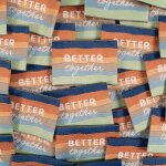 tiquettes tisses better together x5 - ikatee - ikatee - mondial tissus