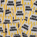 �tiquettes tiss�es ciao amore x5 - ikatee - mondial tissus
