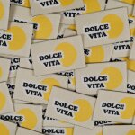 �tiquettes tiss�es dolce vita x5 - ikatee - mondial tissus