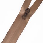 Fermeture � glissi�re �tanche effet satin� saumon au m�tre - mondial tissus