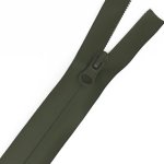 Fermeture � glissi�re �tanche unie kaki 7mm au m�tre - mondial tissus