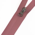 Fermeture � glissi�re �tanche unie vieux rose au m�tre - mondial tissus