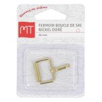 Fermoir boucle de sac dor 20 mm - mt - mondial tissus