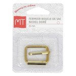 Fermoir boucle de sac dor 25 mm - mt - mondial tissus