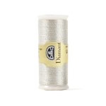 Fil  broder mtallis diamant - gris  noir - dmc - mondial tissus