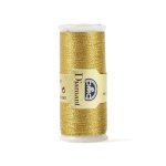 Fil  broder mtallis diamant - or  marron - dmc - mondial tissus