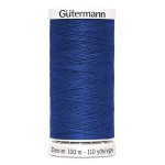 Fil  coudre denim gtermann 100 m bleu roi - col 6756 - gtermann - mondial tissus