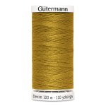 Fil  coudre denim gtermann 100 m jaune - col 1970 - gtermann - mondial tissus