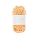 Fil  crocheter creative ricorumi dk apricot 070 coton 57, 5m - rico design - rico design - mondial tissus ...