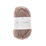Fil  crocheter creative ricorumi dk marron 073 coton 57, 5m - rico design - rico design - mondial tissus ...
