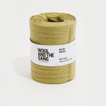 Fil � crocheter ra ra raffia dune green - wool and the gang - wool and the gang - mondial tissus