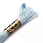 Fil moulin� � broder - tons bleus - col 162 - dmc - mondial tissus