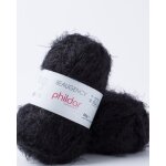 Fil � tricoter beaugency noir - phildar - mondial tissus