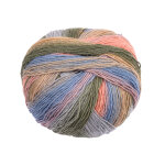 Fil  tricoter  chausettes classique vert / brun / bleu / rose - mondial tissus