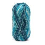 Pelote de fil  tricoter knitty pop bleu turquoise - dmc - dmc - mondial tissus