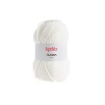 Pelote de fil  tricoter alaska n3 cru - katia - katia - mondial tissus