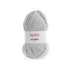 Pelote de fil � tricoter alaska n�9 gris - katia - katia - mondial tissus