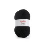 Pelote de fil � tricoter alaska n�2 noir - katia - katia - mondial tissus