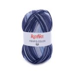Pelote de fil  tricoter menfis bleu jean - katia - katia - mondial tissus