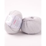 Pelote de fil  tricoter caresse gris - phildar - mondial tissus