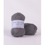 Pelote de fil � tricoter irlandais gris anthracite - phildar - phildar - mondial tissus