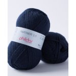Pelote de fil � tricoter partner 3, 5 bleu marine - phildar - phildar - mondial tissus