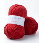 Pelote de fil  tricoter sport rouge - phildar - phildar - mondial tissus