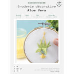 French kits - broderie dcorative aloe vera - les french kits - mondial tissus