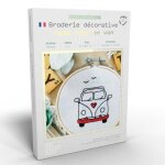 French kits broderie dcorative - road trip en van - les french kits - mondial tissus