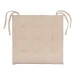 Galette de chaise velours ctel cru - mt - mondial tissus