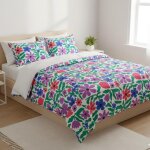 Housse de couette daisy 240x260cm - mt - mondial tissus