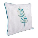 Housse de coussin botanic vert - mt - mondial tissus