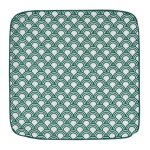 Housse de coussin ibiza imprim� �ventails minimalistes vert 40x40 cm - linder - mondial tissus