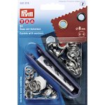Illets et rondelles, 8, 0mm, argent� - prym - mondial tissus