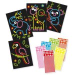 Jeu de gommettes pour enfant animaux 4 pi�ces - mondial tissus
