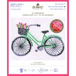 Kit broderie bicyclette - dmc - mondial tissus