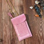 Kit  coudre call me pochette de smartphone en cuir rose bonbon - feye - feye - mondial tissus