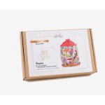 Kit couture diy - sac tricot liberty rouge - com'1 ide - mondial tissus