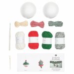Kit crochet ricorumi - boule de nol argent - rico design - rico design - mondial tissus