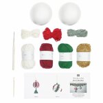 Kit crochet ricorumi - boule de nol dor - rico design - rico design - mondial tissus