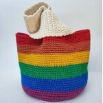 Kit crochet - sac knot bag japonais multico - hoooked - hoooked - mondial tissus