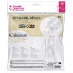 Kit diy attrape - rve cracord argent 200mm - origine france - graine crative - mondial tissus